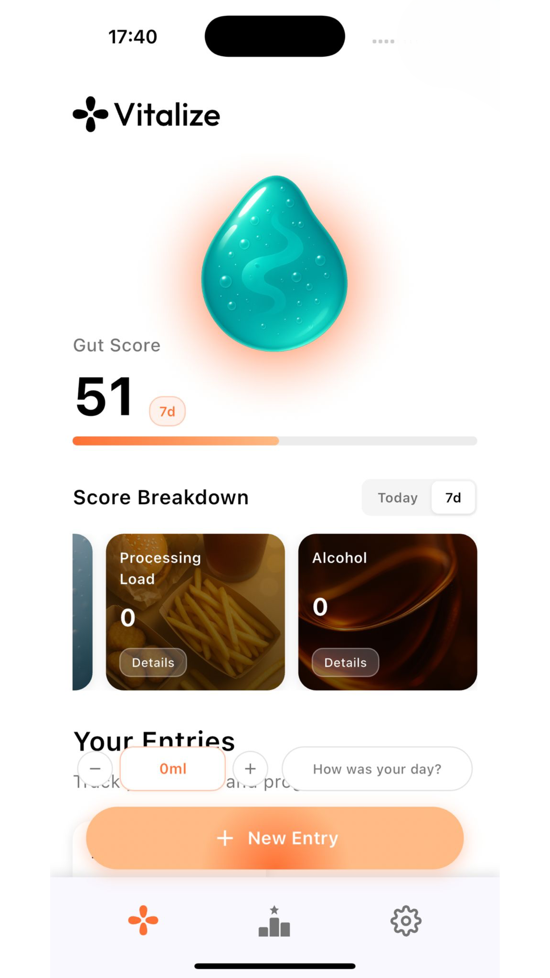 Vitalize App Hero Screenshot